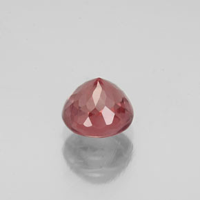 Granate malayo rosa natural de 1,33 ct, corte redondo, VS