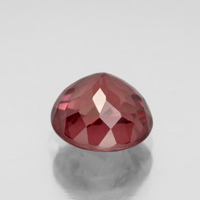 granate malayo Cuarzo Rosa natural de 3.24 ct, Corte Redondo, VS