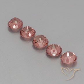 Gemas de granate malayo Rosado frambuesa natural de 4.06 ct, Redondo, VS