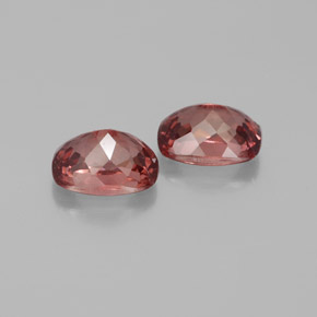 Gemas de granate malayo rosa natural de  ct, corte cojín, VS