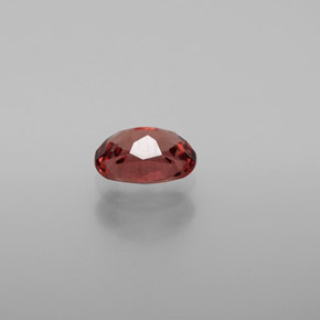 Granate malayo rosa natural de 1,12 ct, corte óvalo, VS