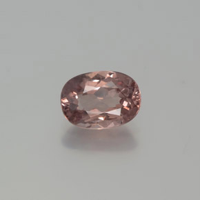 Granate malayo rosa natural de 1,03 ct, corte óvalo, VVS-VS