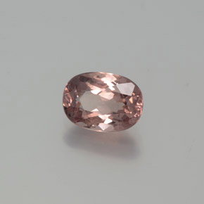 Granate malayo rosa natural de 1,03 ct, corte óvalo, VVS-VS