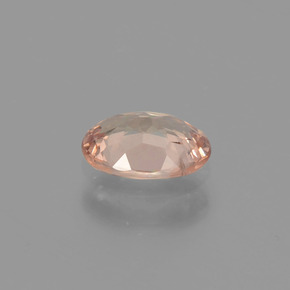 Granate malayo naranja natural de 0,76 ct, corte óvalo, VS