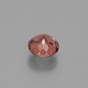 Granate malayo rosa natural de 1,30 ct, corte redondo, VS