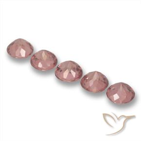 Gemas de granate malayo Rosa rosado natural de 4.25 ct, Redondo, VS