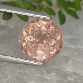 granate malayo Rosado claro natural de 2.06 ct, Corte Redondo, VS