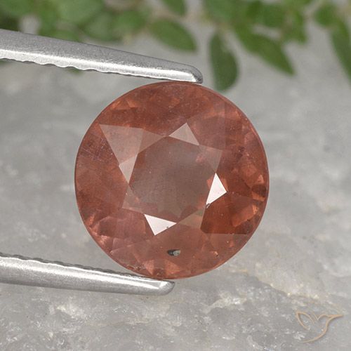 2.56ct Natural Rosado frambuesa granate malayo, Redondo, VS