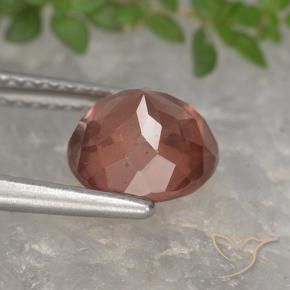 granate malayo Rosado medio natural de 2.25 ct, Redondo, VS