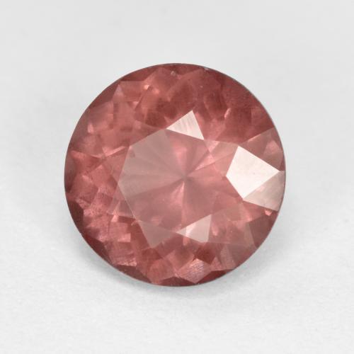 Granate malayo rosa natural de 1,53 ct, corte redondo, VS