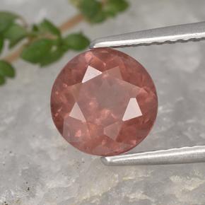 Granate malayo rosa natural de 1,94 ct, corte redondo, VS