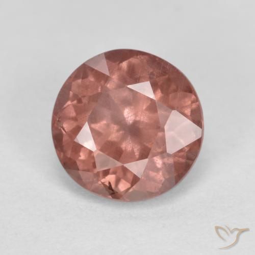 granate malayo Rosa rosado natural de 1.04 ct, Corte Redondo, VS