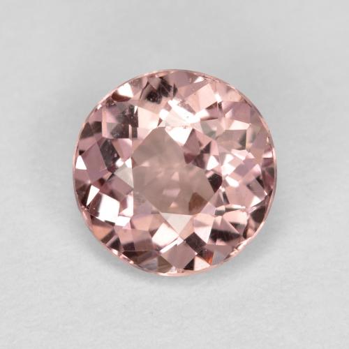 Granate malayo rosa natural de 0,96 ct, corte redondo, VS