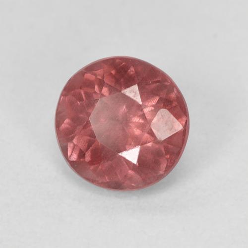 Granate malayo rosa natural de 1,13 ct, corte redondo, VS