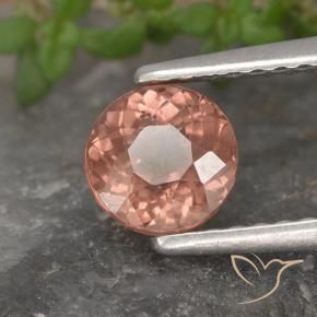 granate malayo Rosado frambuesa natural de 1.02 ct, Redondo, VS