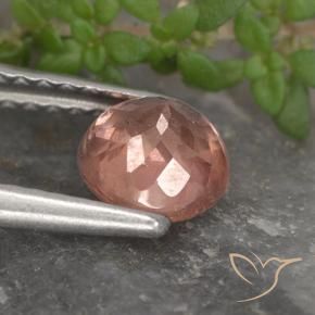 granate malayo Rosado frambuesa natural de 1.02 ct, Redondo, VS