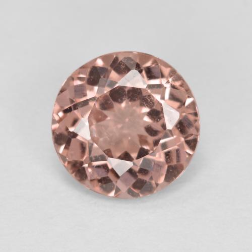 Granate malayo rosa natural de 1,28 ct, corte redondo, VS