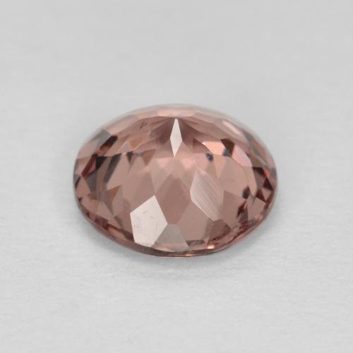 Granate malayo rosa natural de 1,28 ct, corte redondo, VS