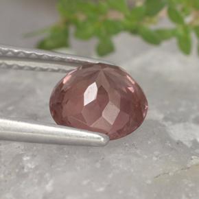 granate malayo Rosado natural de 1.66 ct, Corte Redondo, VS