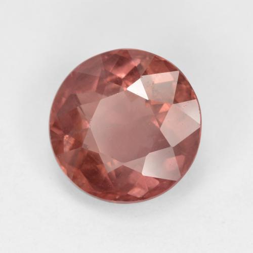 Granate malayo rosa natural de 2,27 ct, corte redondo, VS