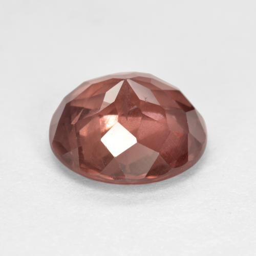 Granate malayo rosa natural de 2,27 ct, corte redondo, VS