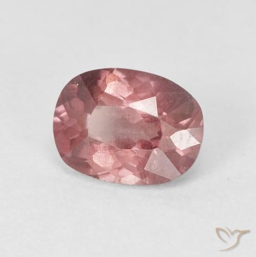 granate malayo Rosa oscuro natural de 1.71 ct, Corte Óvalo, VS