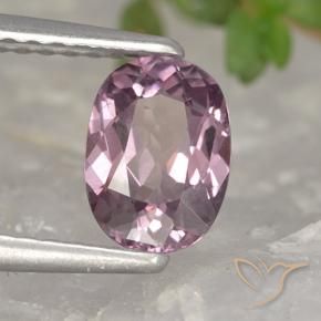 Granate malayo púrpura natural de 1,03 ct, corte óvalo, VS