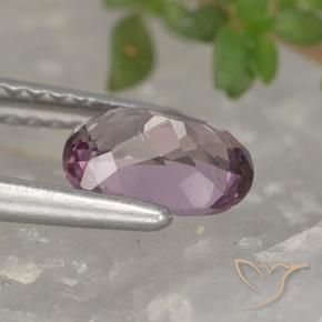 Granate malayo púrpura natural de 1,03 ct, corte óvalo, VS