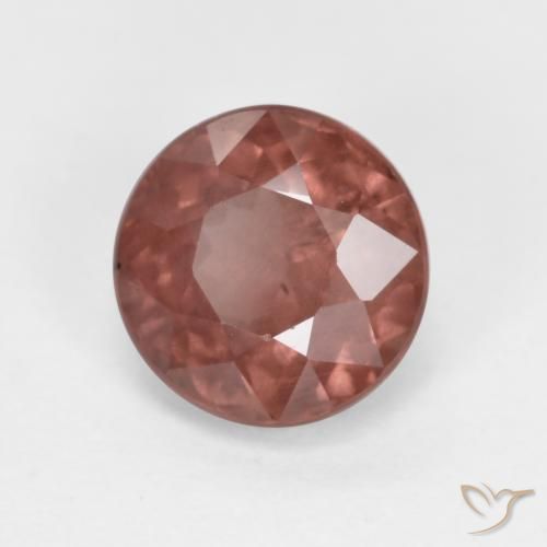 granate malayo Rosado frambuesa natural de 1.19 ct, Redondo, VS