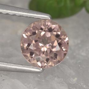 granate malayo Rojo indio natural de 1.07 ct, Corte Redondo, VS