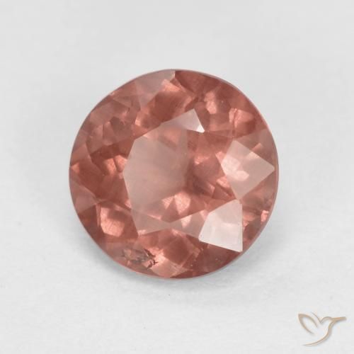 granate malayo Rosado medio natural de 0.83 ct, Redondo, VS