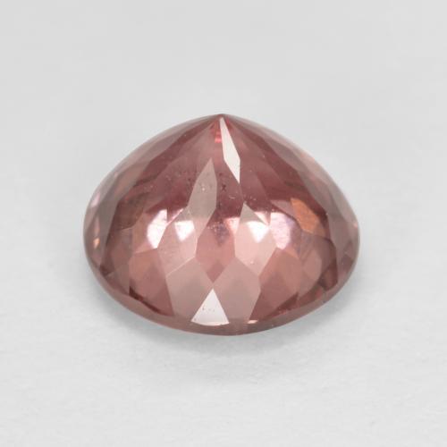 granate malayo Rosa rosado natural de 1.27 ct, Corte Redondo, VS