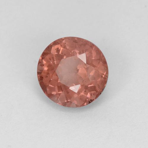 Granate malayo rosa natural de 1,04 ct, corte redondo, VS
