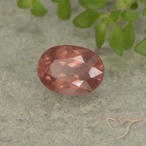 granate malayo Rosado frambuesa natural de 1.27 ct, Ovalada, VS