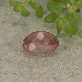 granate malayo Rosado frambuesa natural de 1.27 ct, Ovalada, VS