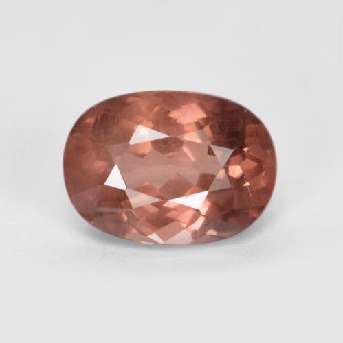 Granate malayo rosa natural de 1,21 ct, corte cojín, VS