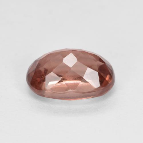 Granate malayo rosa natural de 1,21 ct, corte cojín, VS