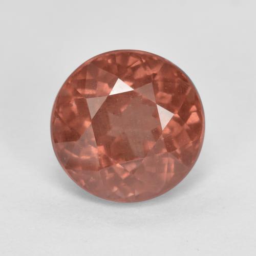 Granate malayo rosa natural de 2,19 ct, corte redondo, VS