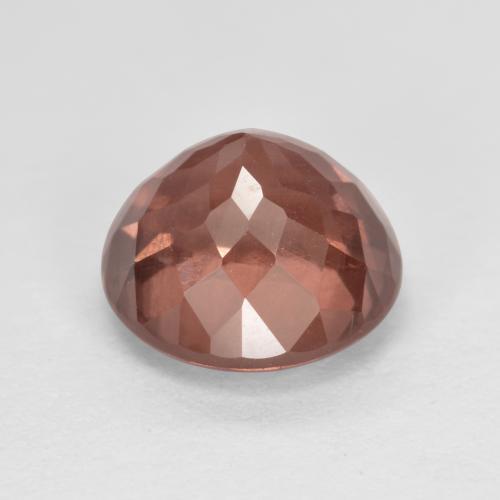 Granate malayo rosa natural de 2,19 ct, corte redondo, VS