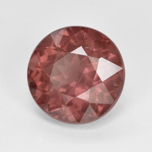 Granate malayo rosa natural de 4,43 ct, corte redondo, VS