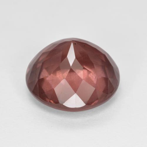 Granate malayo rosa natural de 4,43 ct, corte redondo, VS