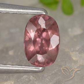 granate malayo Rosa oscuro natural de 0.62 ct, Forma Cojín, VS