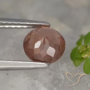 granate malayo Rosado frambuesa natural de 1.10 ct, Redondo, VS