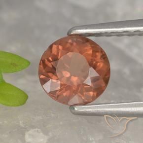 granate malayo Rosado frambuesa natural de 0.83 ct, Redondo, VS