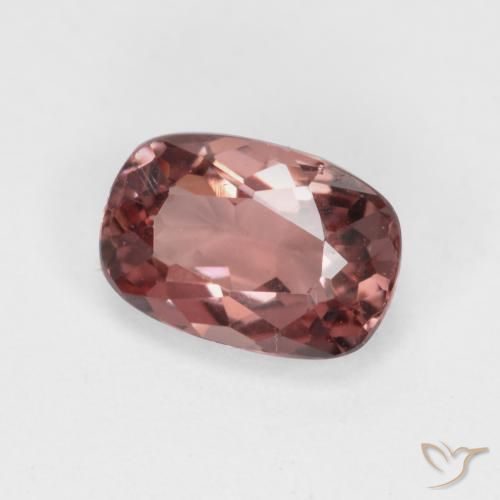 granate malayo Rojo indio natural de 0.74 ct, Forma Cojín, VVS-VS