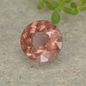 granate malayo Rosado frambuesa natural de 1.54 ct, Redondo, VS