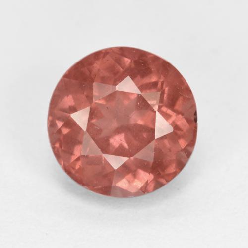 Granate malayo rosa natural de 1,70 ct, corte redondo, VS