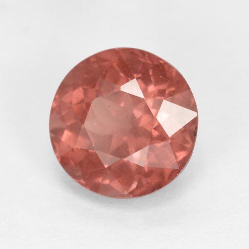 Granate malayo rosa natural de 1,70 ct, corte redondo, VS