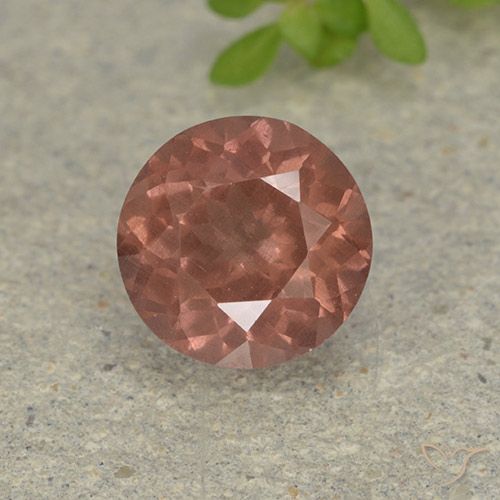 1.81ct Natural Rosado medio granate malayo, Redondo, VS, Photo A