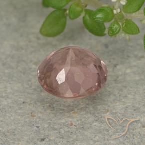 granate malayo Rosado medio natural de 0.68 ct, Redondo, VS